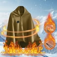 thumbnail image 1 of Mouliraty USB Heated Blanket Heated Throw Blanket USB Throw Blanket With Zipper Wearable Portable Throw Wrap Machine Washable, 1 of 9