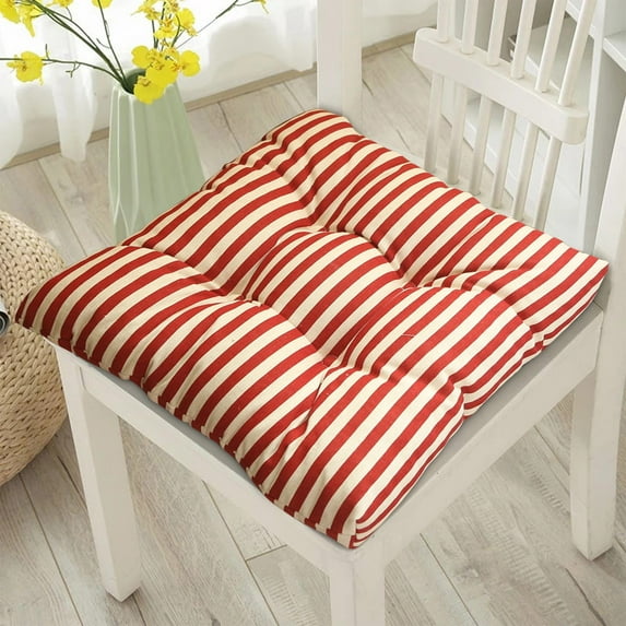 Mouliraty Universal Chair Cushion Office Chair Cushion Thickened With Strap Cushion Cushion Breathable Fabric Butt Cushion