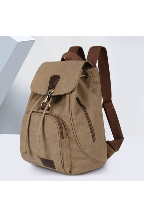 Vintage Canvas Backpack Outdoor Travel Hiking Rucksack School Bookbags
