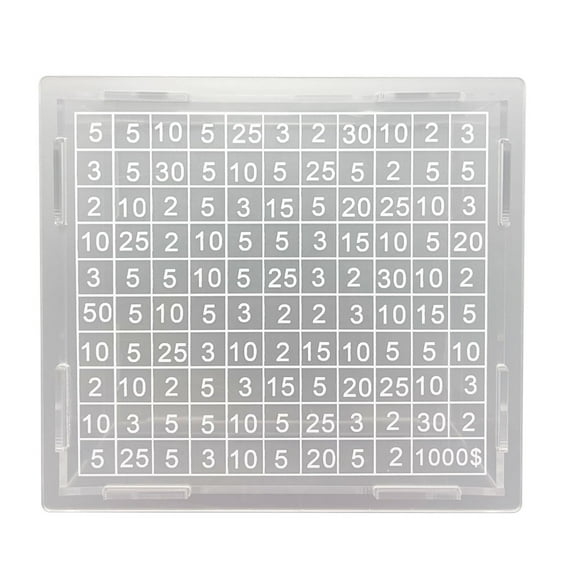 Mouliraty Visible Savings Box With Money And Numbers Counter Crafts Portable Storage Box Adult And Children's Savings Box