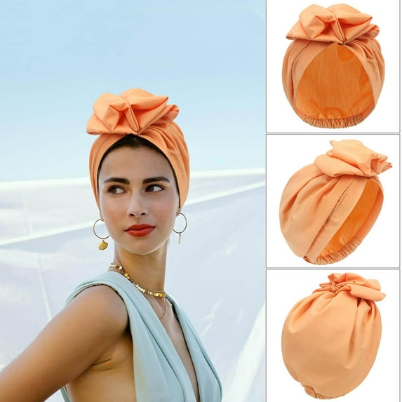 Mouliraty Women's Fashion Wrap Head Cap French Retro Turban Europe And The United States-border Flower Set Head Cap