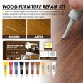 thumbnail image 1 of Mouliraty Wooden Furniture Repair Adhesive Set,10 PCS For Repairing Floors, Furniture, Tables, Cabinets, With Brushes And Scrapers And Palettes, 1 of 9