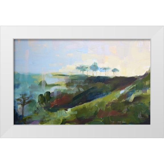 Moulton, Angela 14x10 White Modern Wood Framed Museum Art Print Titled - India No. 7