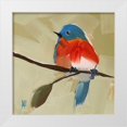 thumbnail image 1 of Moulton, Angela 20x20 White Modern Wood Framed Museum Art Print Titled - Bluebird No. 21, 1 of 4