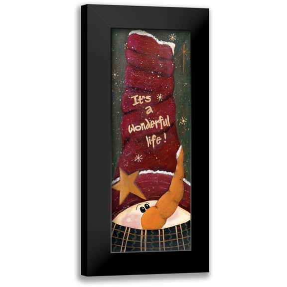 Moulton, Jo 8x14 Black Modern Framed Museum Art Print Titled - Wonderful Life