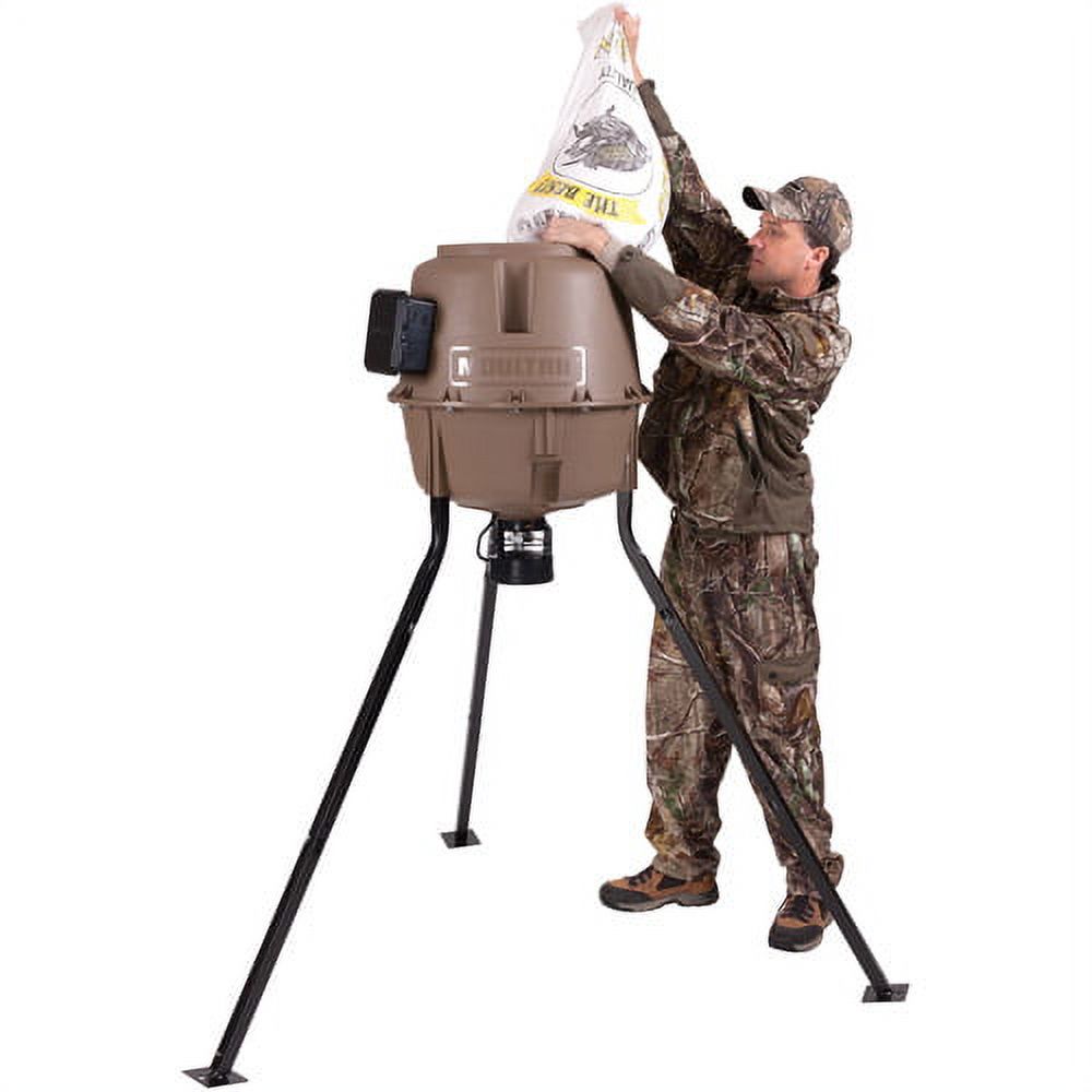 Moultrie 30-Gallon Easy-Fill Easy-Lock Synthetic Tripod Deer Feeder - image 1 of 1