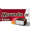 thumbnail image 1 of Mounds Coconut and Dark Chocolatey King Size Candy, Bars , 4 Pieces 3.5 oz, 1 of 5