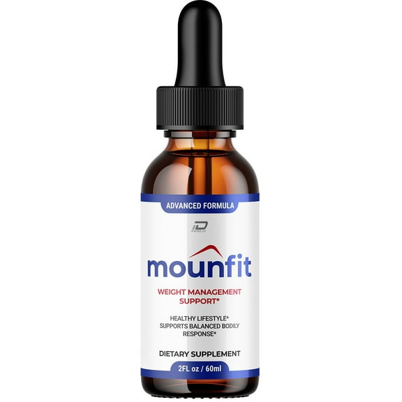 Mounfit Drops Healthy Formula  Moun fit Liquid All Natural Healthy Levels, Extra Strength, Mounfit Reviews, 1 Pack, 1 Month Supply