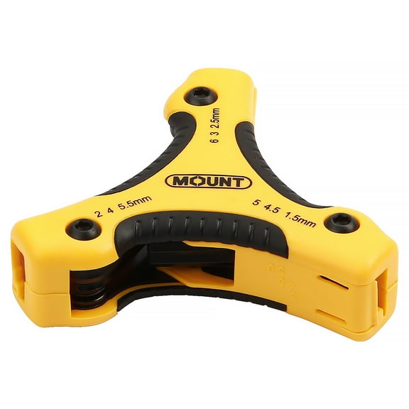 Mount 9PCS Folding Hex Key Set, Metric