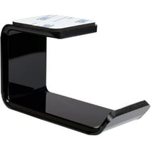 Mount Acrylic Display Headset Stand Holder with Strong Adhesive Tape (Black)