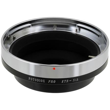 fotodiox pro lens mount adapter - bronica etr mount slr lenses to nikon f mount slr camera body
