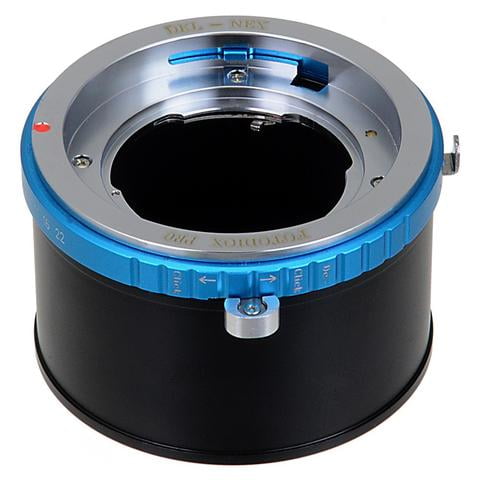 Fotodiox Pro Lens Mount Adapter - Deckel-Bayonett (Deckel Bayonet, DKL) Mount SLR Lens to Sony Alpha E-Mount Mirrorless Camera Body with Selectable Clicked / Declicked Aperture Control