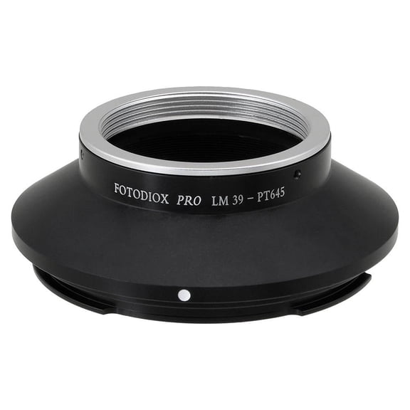 Fotodiox Pro Lens Mount Adapter - M39/L39 Visoflex SLR Screw Mount Lens to to Pentax 645 (P645) Mount SLR Camera Body