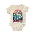 thumbnail image 1 of Mount Baker Mountain National Park Baby Boy Girl Clothes Bodysuit Cute Newborn Cute Baby Onesie, BABY BODYSUIT LAT 4424, 1 of 3