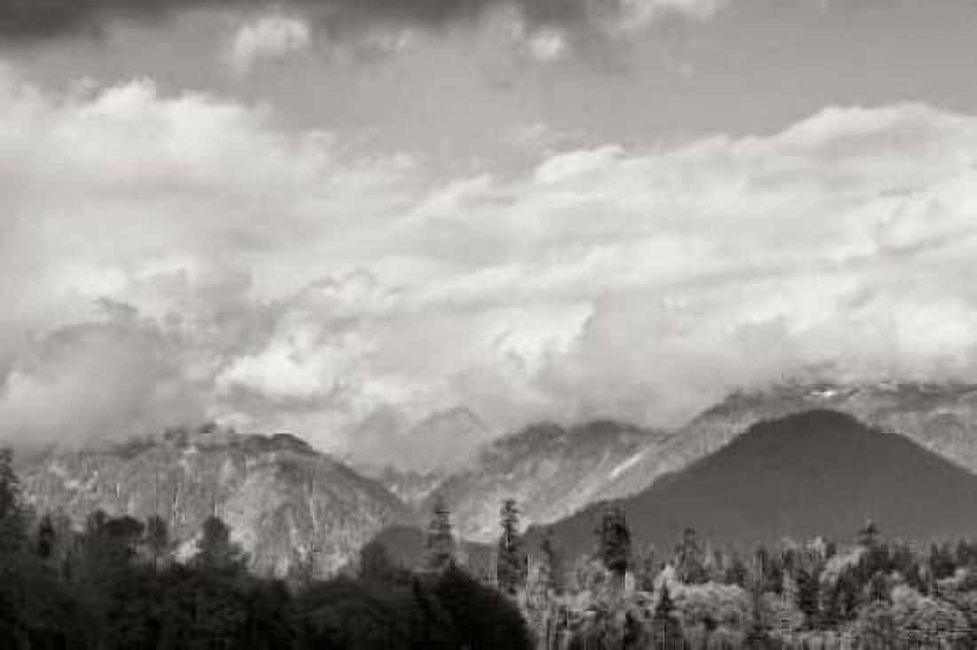 Mount Baker Shrouded Canvas Art - Dana Styber (12 x 18)