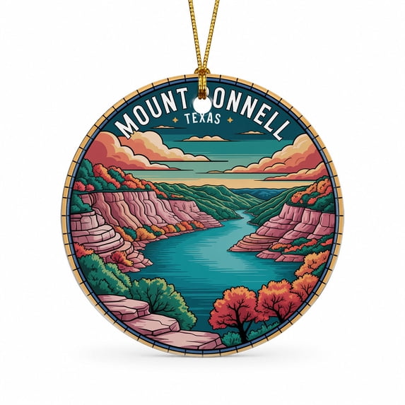 Sammer Weekend Mount Bonnell Travel Memory Ornament, Texas Christmas Vacation Keepsake ...