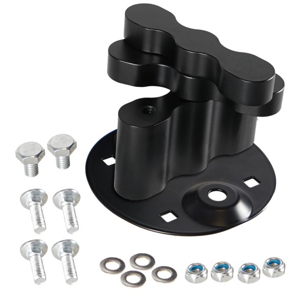 Mount Bracket Compatible with Rotopax, Aluminum Alloy Fuel Tank Holder with Lock, for Cars Motorcycles, Includes Hardware, Quick Install, Secure Sturdy Design
