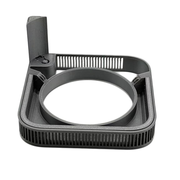 Mount Bracket for 2024 Mac Mini M4 Top Power Button,3D Printing Push switch Power Button and Cooling Base