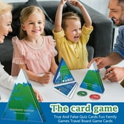 Mount Cleverest True or False Trivia Game, Fun Christmas Card Game for Parties,The Best Family Game