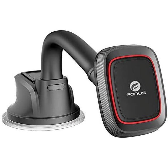 Mount Compatible with HTC Desire 555 Phone, Magnetic Holder Windshield Gooseneck Strong Grip Strong Magnets