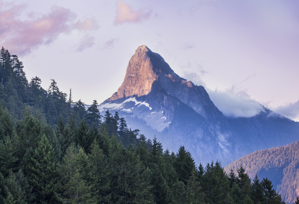 Mount Denman In Desolation Sound Marine Provincial Park British Columbia Canada Canvas Art - Debra Brash Design Pics (36 x 24)