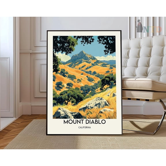 Mount Diablo California Poster Unframed Paper Print