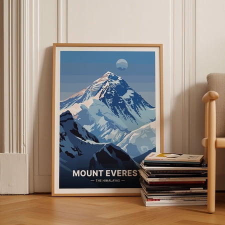 Mount Everest Himalayan Landscape Wall Decor