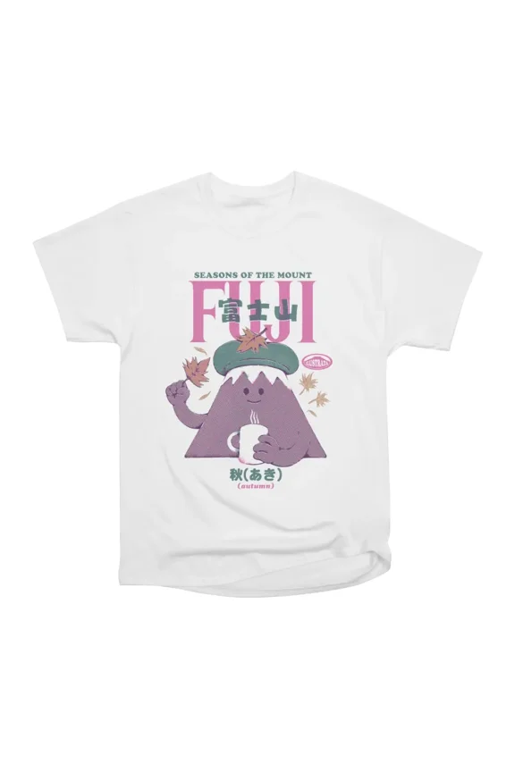 Mount Fuji Autumn T-Shirt Tee Gift For Him Merch For Her Apparel For Friend