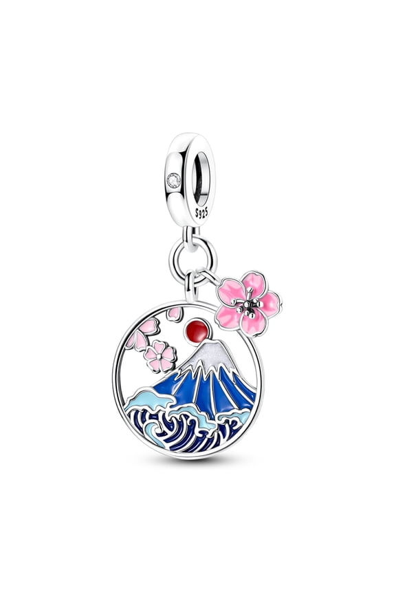 Mount Fuji Charm, Compatible with Most Bracelet, Charm for Bracelet