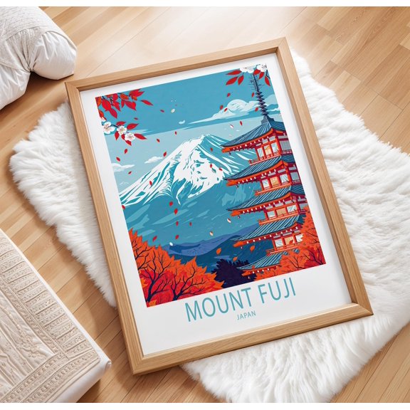 Mount Fuji Japan Mountain Scene Home Decor