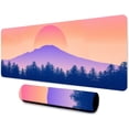 thumbnail image 1 of Mount Fuji Large Mouse Pad 31.5x11.8 Inches Sunset Mountain Plant Forest Pattern Printed Mouse Pad for Home Office Gaming Work BDMLMN55, 1 of 6