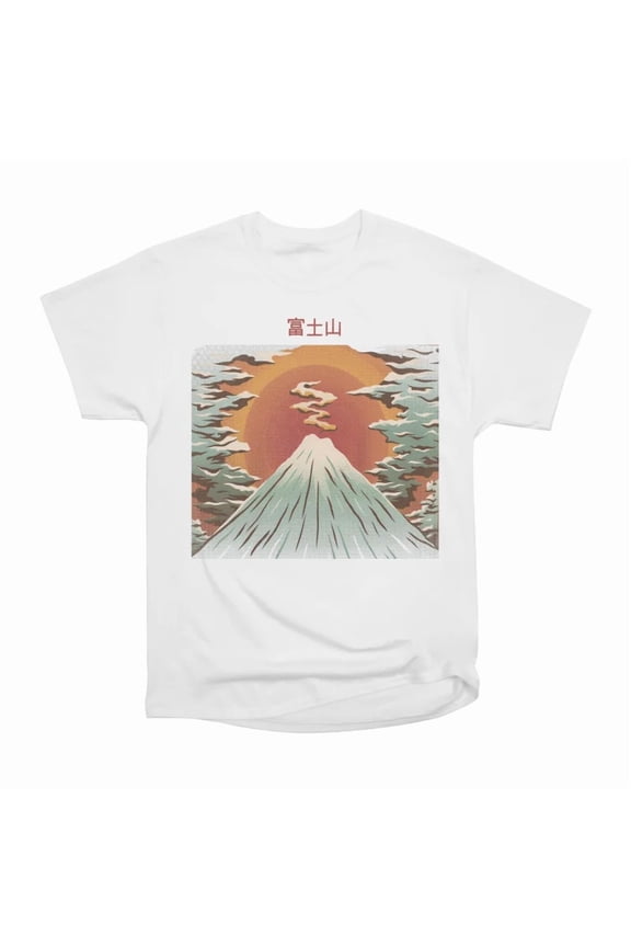 Mount Fuji Light by Tobe Fonseca T-Shirt Tee Gift For Him Merch For Her Apparel For Friend