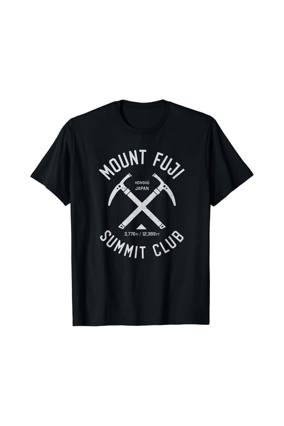 Mount Fuji Summit Club, I climbed Mt Fuji Japan Distressed T-Shirt