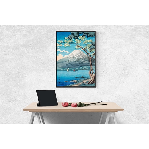 Mount Fuji Ukiyo-e Print Hiroaki Takahashi Japanese Art, Unframed Paper Poster 8x10in
