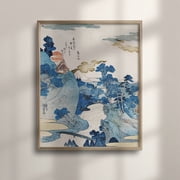 Mount Fuji Wall Art Print Kuniyoshi Japanese Landscape Decor