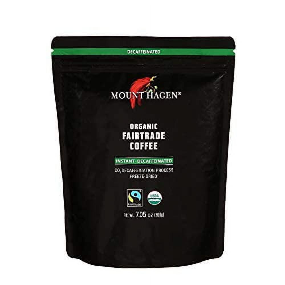 Mount Hagen 7.05 oz Organic Fair Trade Freeze Dried Decaffeinated