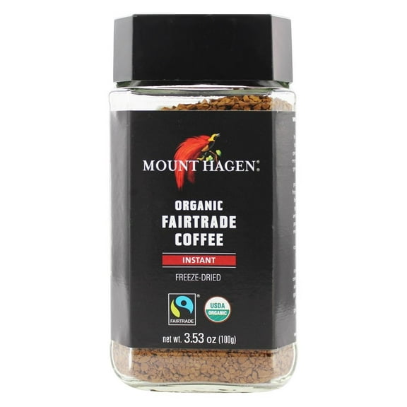 Mount Hagen Coffee Instant Jar Regulr,3.53Oz (Pack Of 6)