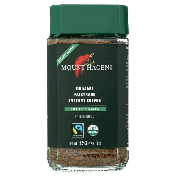 Mount Hagen Freeze Dried Instant Decaf Coffee - 3.53 Ounce
