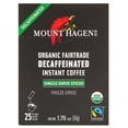 thumbnail image 1 of Mount Hagen, Organic Fairtrade Instant Coffee, Decaffeinated, 25 Single Serve Sticks, 1.76 oz Pack of 2, 1 of 3