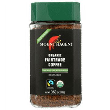 Mount Hagen Organic Fairtrade Instant Decaf Coffee 3.53 oz 6pk