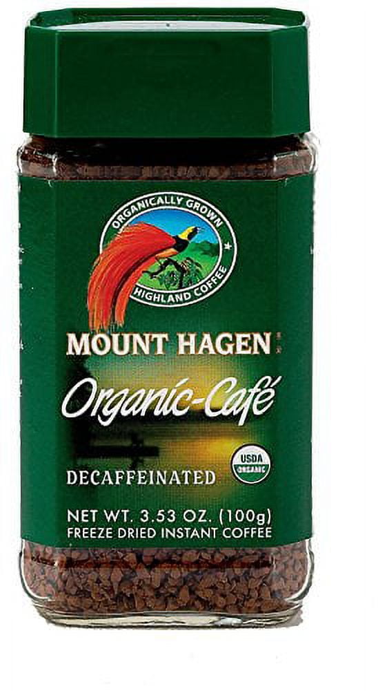 Mount Hagen Organic Freeze Dried Instant Decaf Coffee, 3.53 oz