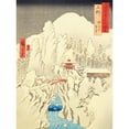 thumbnail image 1 of Mount Haruna Under Snow Kozuke Province Utagawa Hiroshige Japanese Woodblock Wall Art Poster Print Picture, 1 of 4