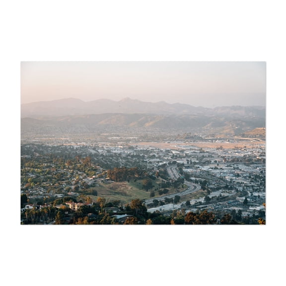 From Mount Helix 03 - La Mesa California Photography Cityscape Landscape Nature Mountain Scenic Skyline Travel Poster Unframed Wall Art Print 4 x 6 inches