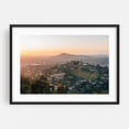 thumbnail image 1 of Mount Helix Sunset 01 - La Mesa California Photography Landscape Sunset Scenic Nature Mountain Cityscape Rural Black Framed Wall Art Print 5 x 7 inches, 1 of 4