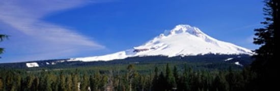 Mount Hood OR USA Canvas Art - Panoramic Images (36 x 12)