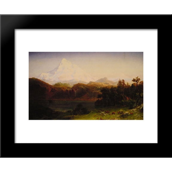 Mount Hood, Oregon 20x24 Framed Art Print by Bierstadt, Albert