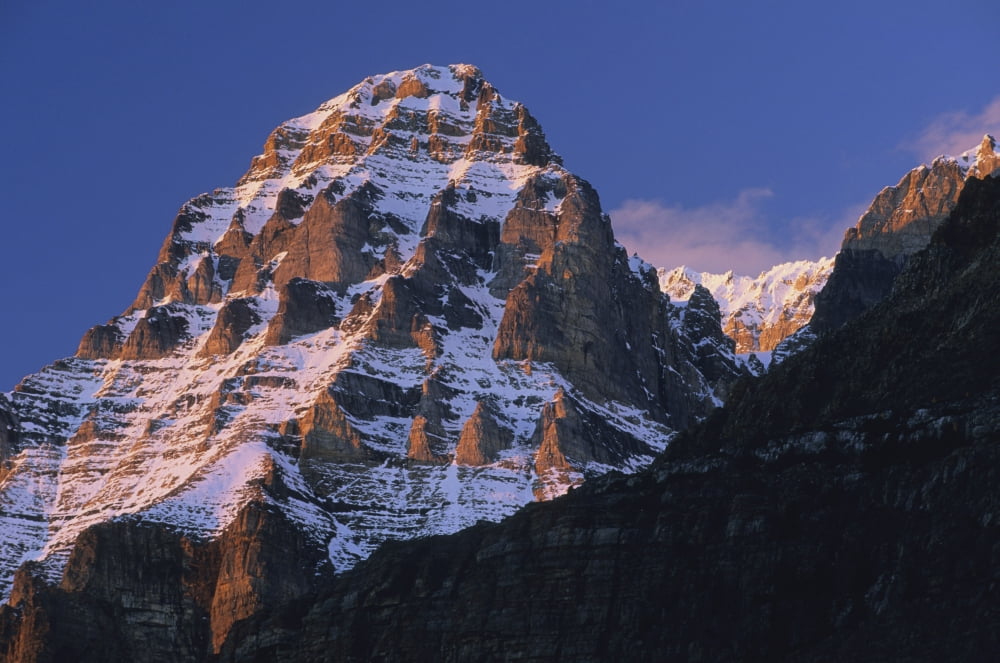 Mount Huber Yoho National Park British Columbia Canvas Art - John Sylvester Design Pics (17 x 11)