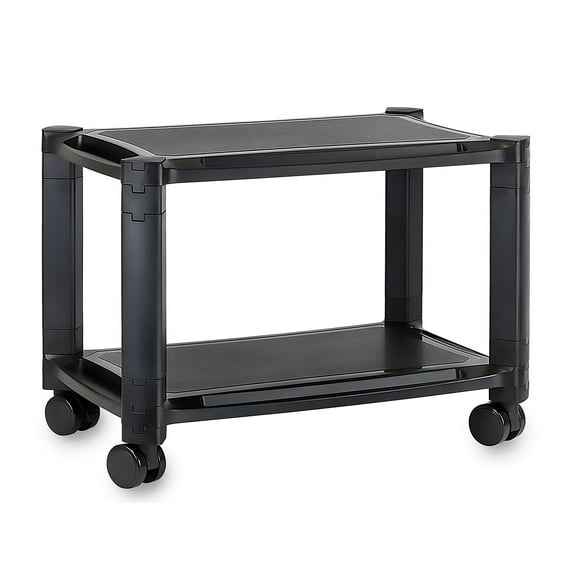 Mount-It! 2 Shelf Printer Cart Black MI-7854