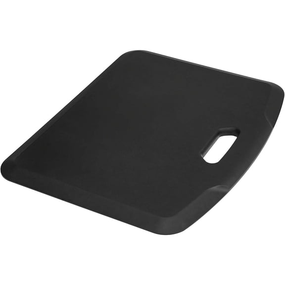 Mount-It! Anti Fatigue Floor Mat | Standing Comfort Mat for Standing Desk, Home, Office, Kitchen, Garage | Anti-Slip Washable Surface| 18"x22" | Rubberized Gel Foam Black