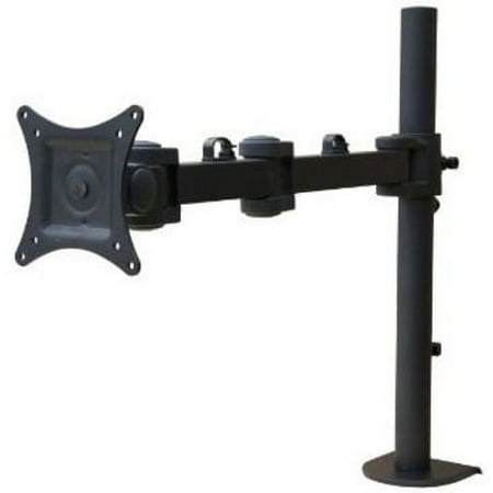 Mount-It! - Single Arm Desk Mount for Monitor - Black